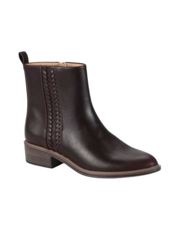 BareTraps Shoes - Baretraps Women's Avana Block Heel Booties, Dark Brown Size 7.5M - NWB